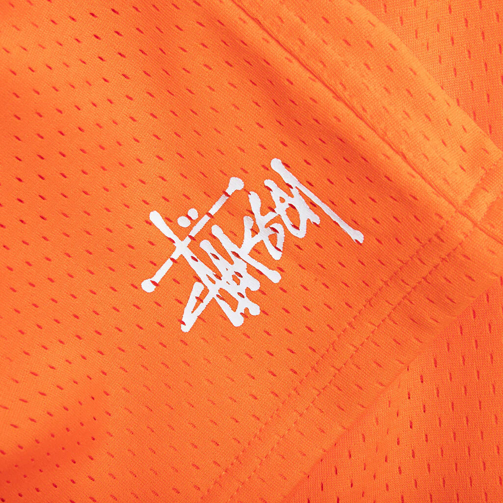 Mesh Basic Shorts Orange