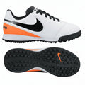 Nike JR Tiempox Legend VI TF Soccer Cleats White Black Orange