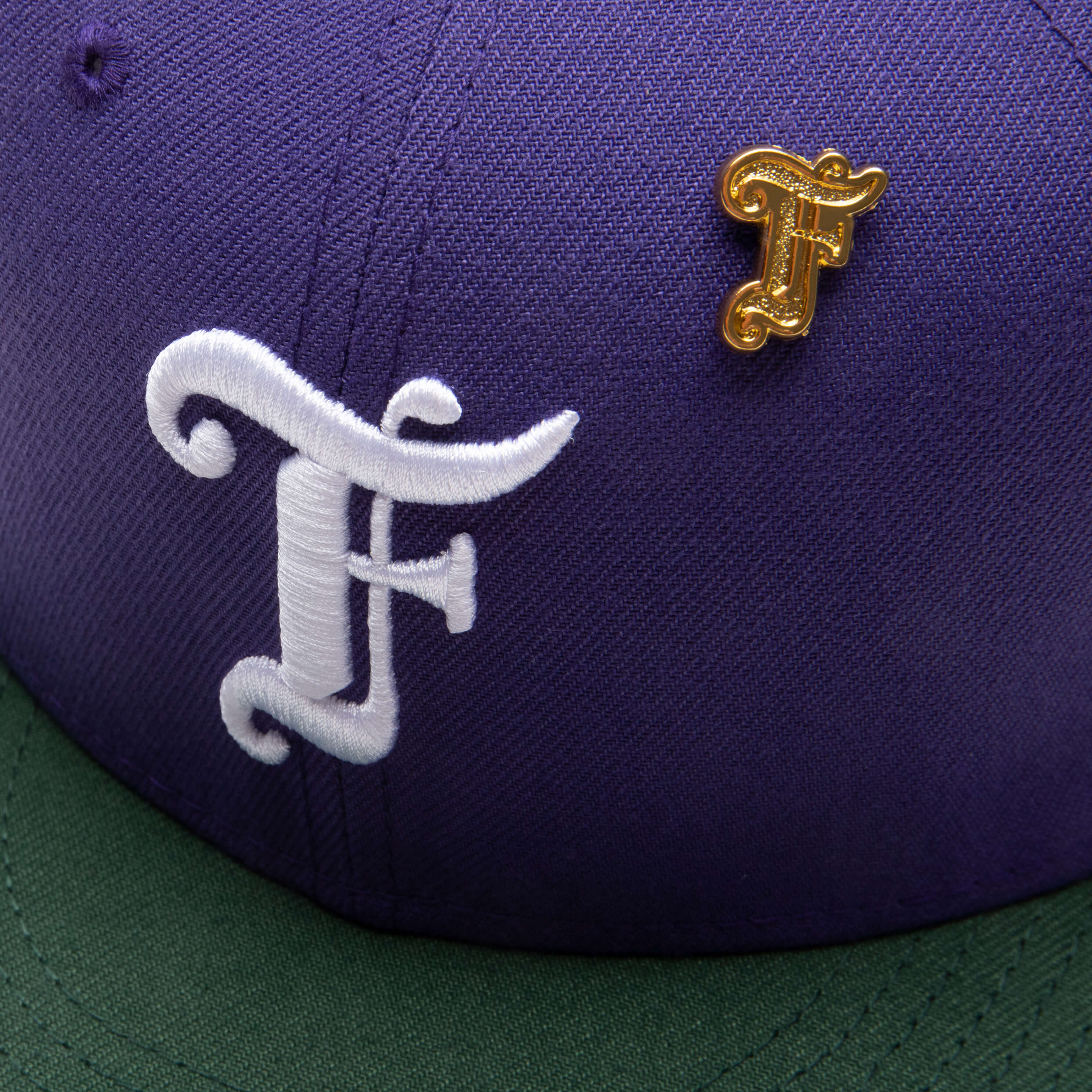 Feature x New Era Old English F Snapback New Orchid Cilantro