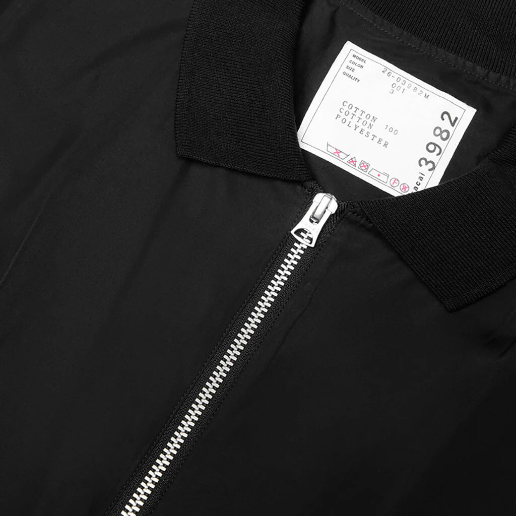 Poplin Pullover Black