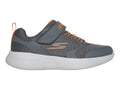 Tenis Skechers Go Run 400 V2 Gris y Naranja para Niño