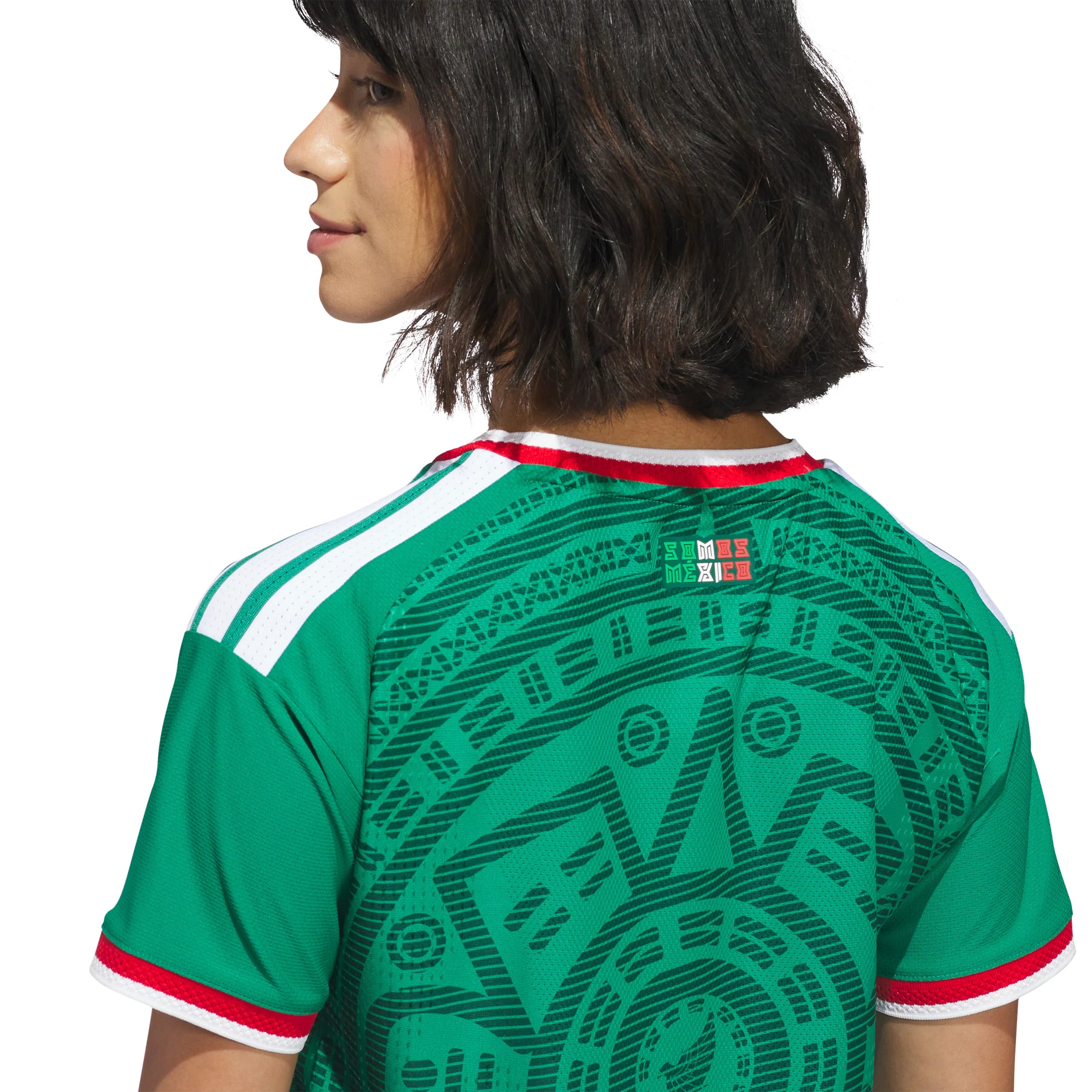 adidas Mexico Home Authentic Womens Soccer Jersey Green