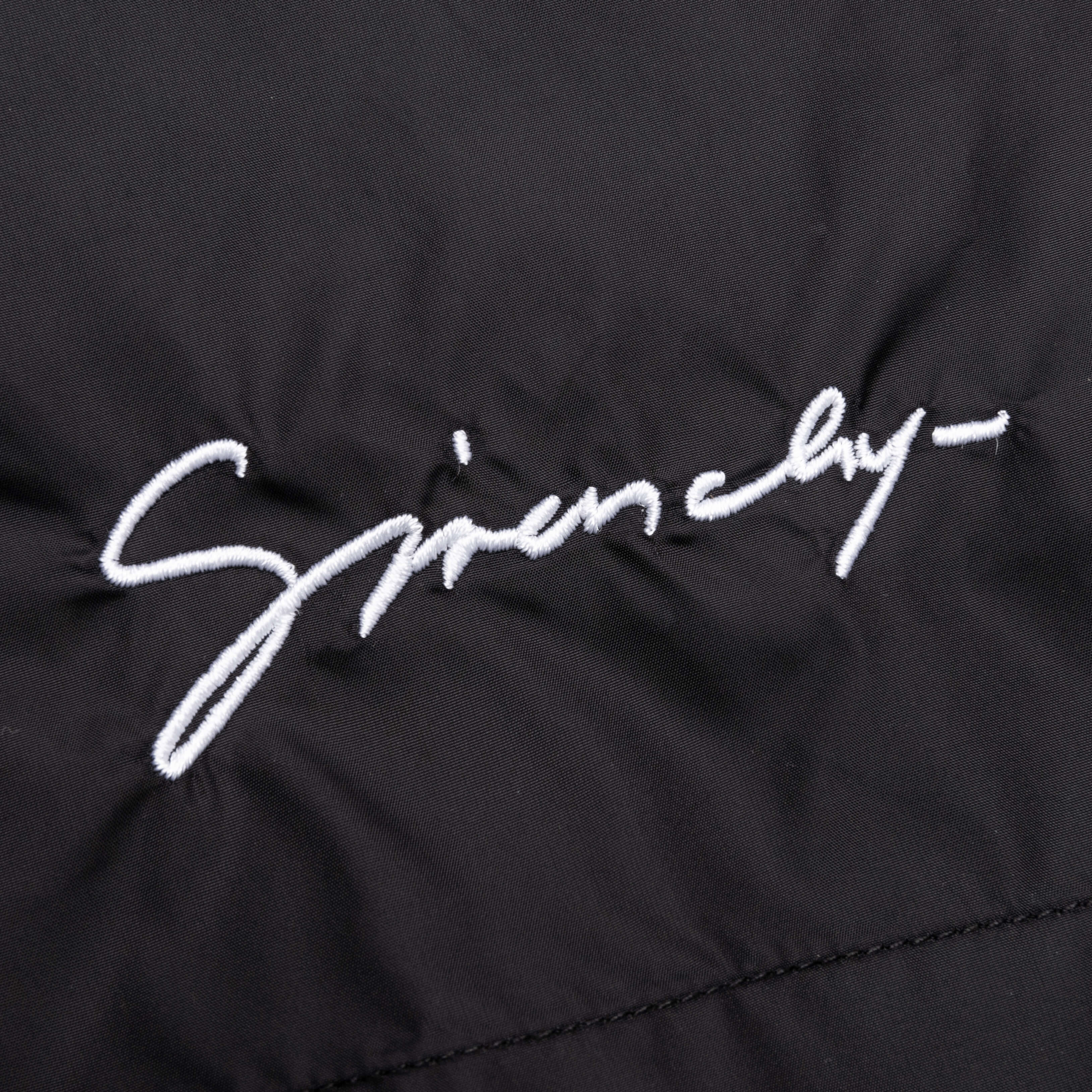 Signature Logo Swim Shorts Black White