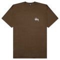 Basic Stussy Pigment Dyed Tee Brown