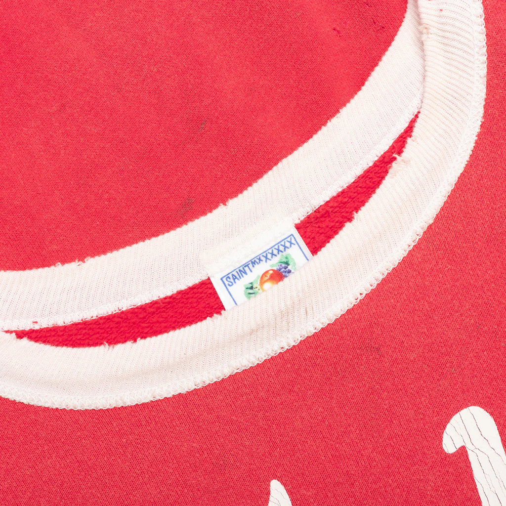Soft Love Crew Sweater Red