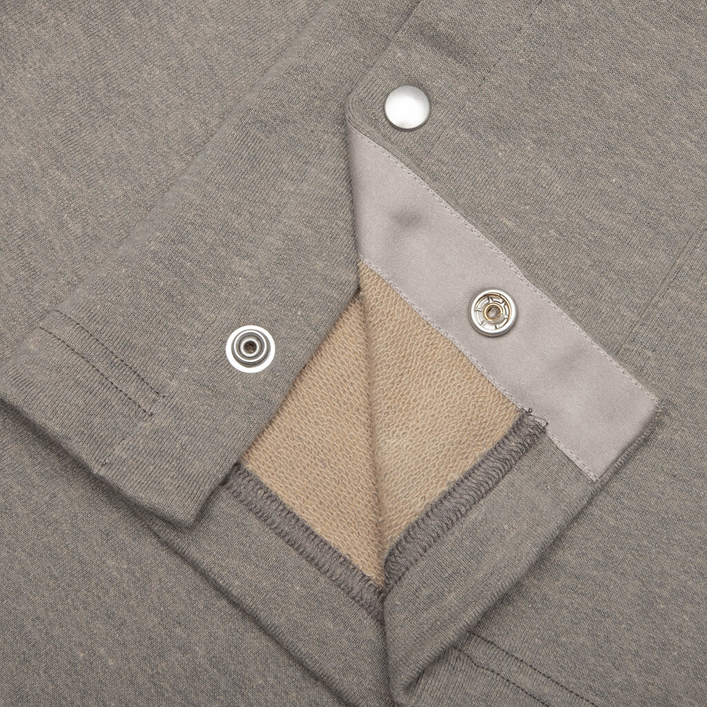 Wide Pusher Sweat Pants Grey Melange