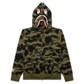 1st Camo 2nd Shark Full Zip Hoodie Green
