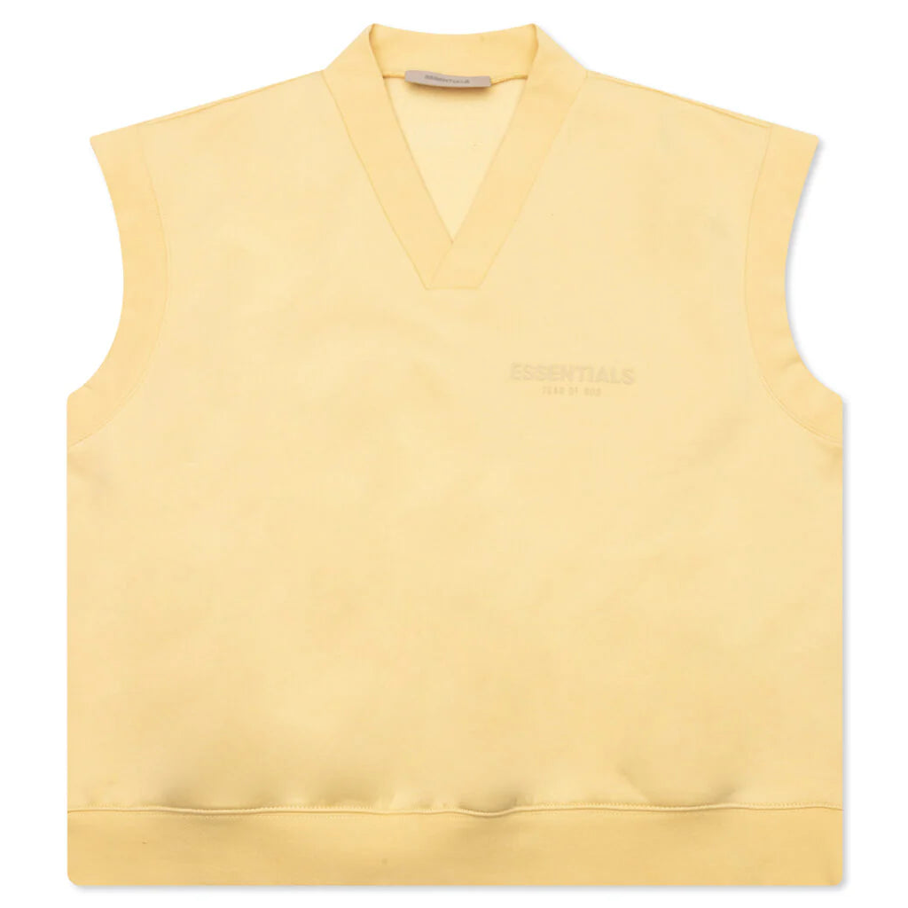 Womens V Neck Vest Light Tuscan