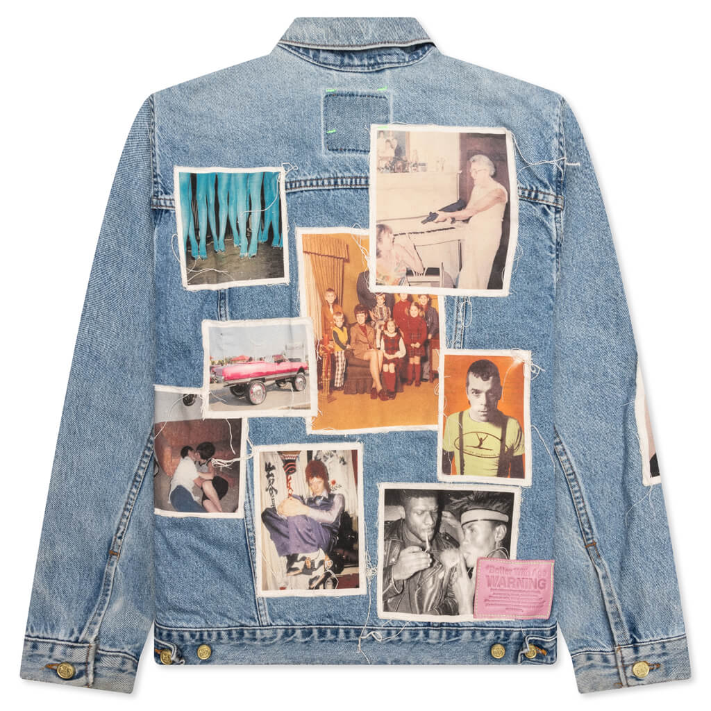 Portrait Denim Jacket Multi