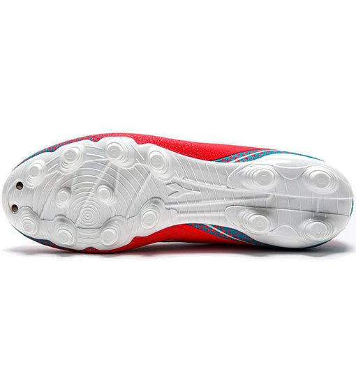 Diadora Pichichi 6 MD JR Firm Ground Soccer Cleats Fluor Red Blue