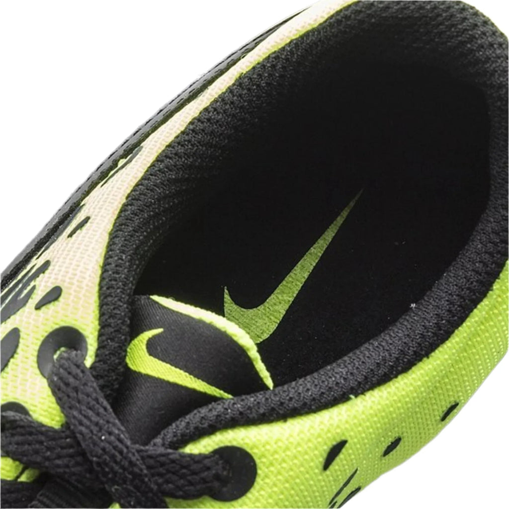 Nike JR Elastico II Indoor Soccer Shoes Dark Charcoal Black Volt Grey