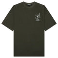Cocktail Lounge T Shirt Dark Khaki