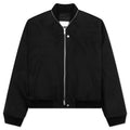 Wool Bomber Jacket Black