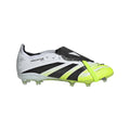 adidas Predator Elite Fold Over Tongue Youth Firm Ground Soccer Cleats White Black