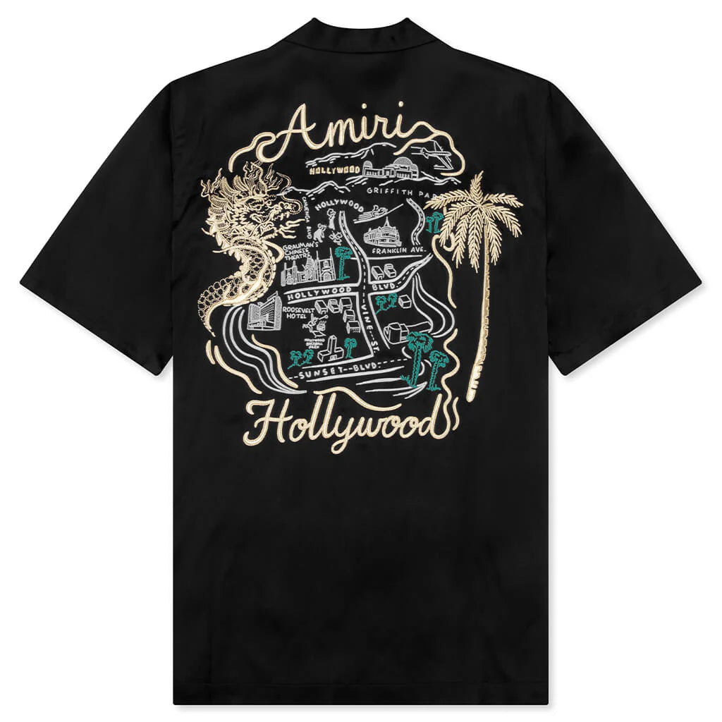 Amiri Dragon Camp Shirt Black