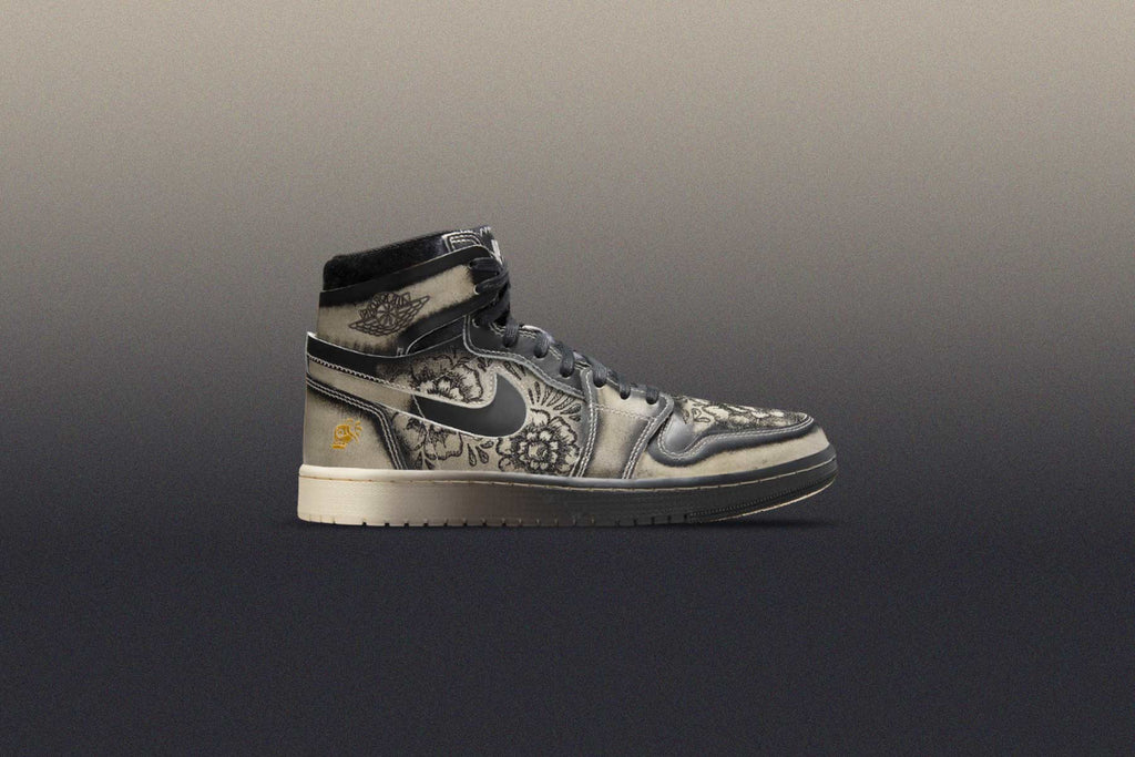 Air Jordan 1 Zoom Comfort 2 Premium Dia De Muertos Black Pale Ivory