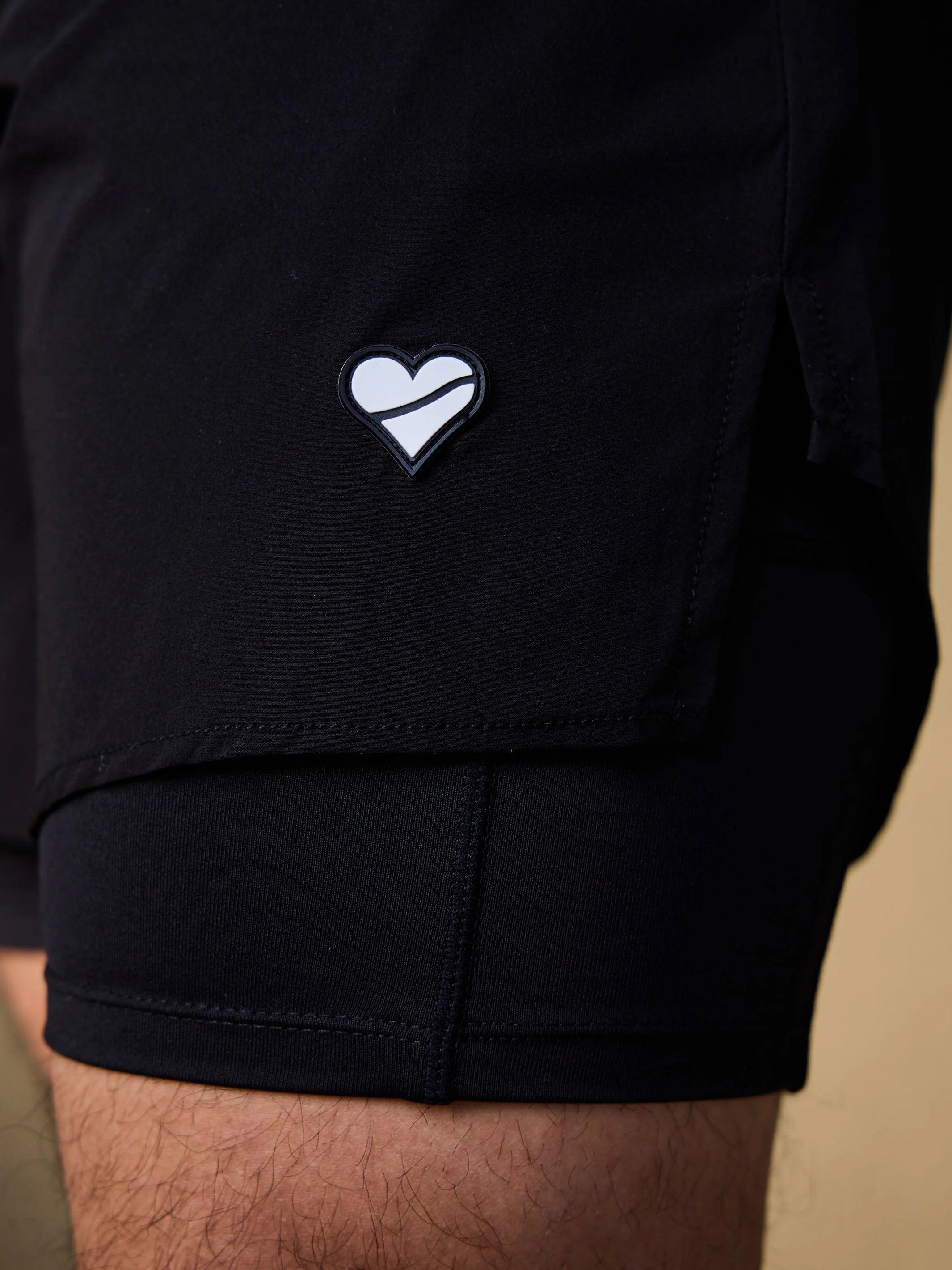 Heartbreak Mens Deerfoot 2 in 1 5 Shorts