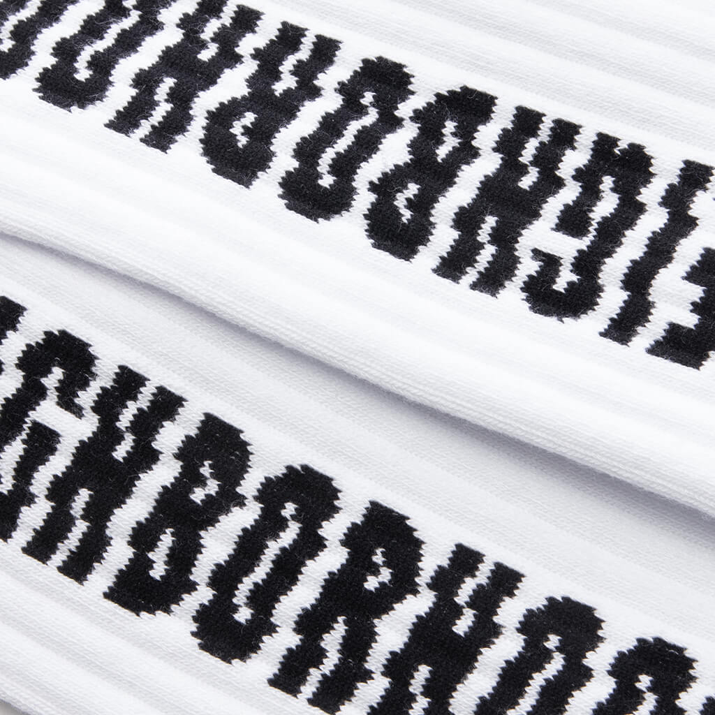 Shift Logo Socks White