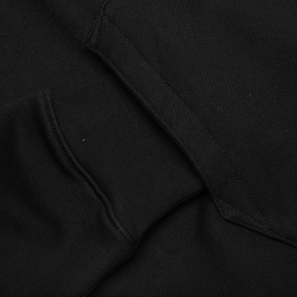 MA Quad Zip Up Hoodie Black