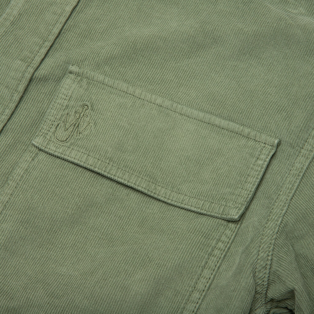 Patchwork Overshirt Green