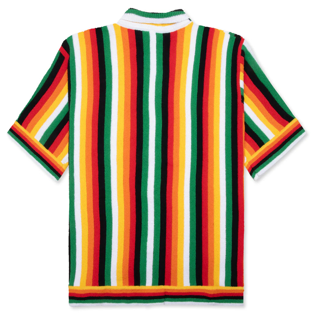 Striped Towelling Shirt Multi