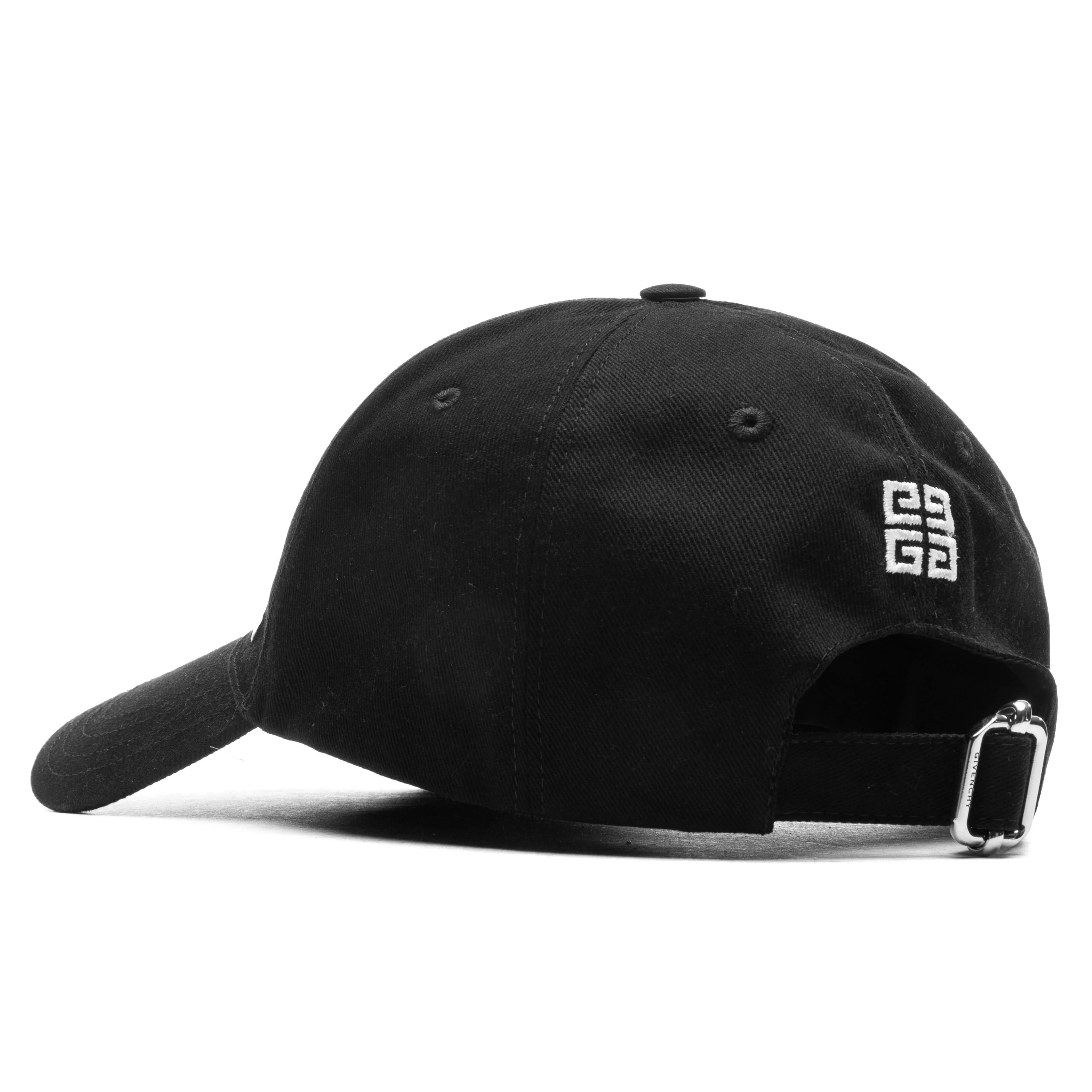Paris Embroidered Cap Black
