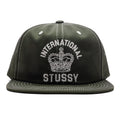 Mid International Crown Strapback Cap Dark Olive