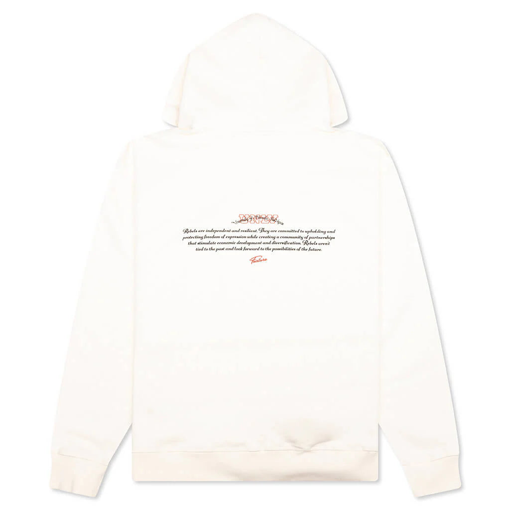 Feature x UNLV Chrome Rebels Hoodie Cannoli Cream