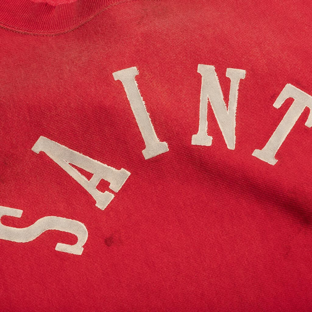Faith Crew Sweater Red