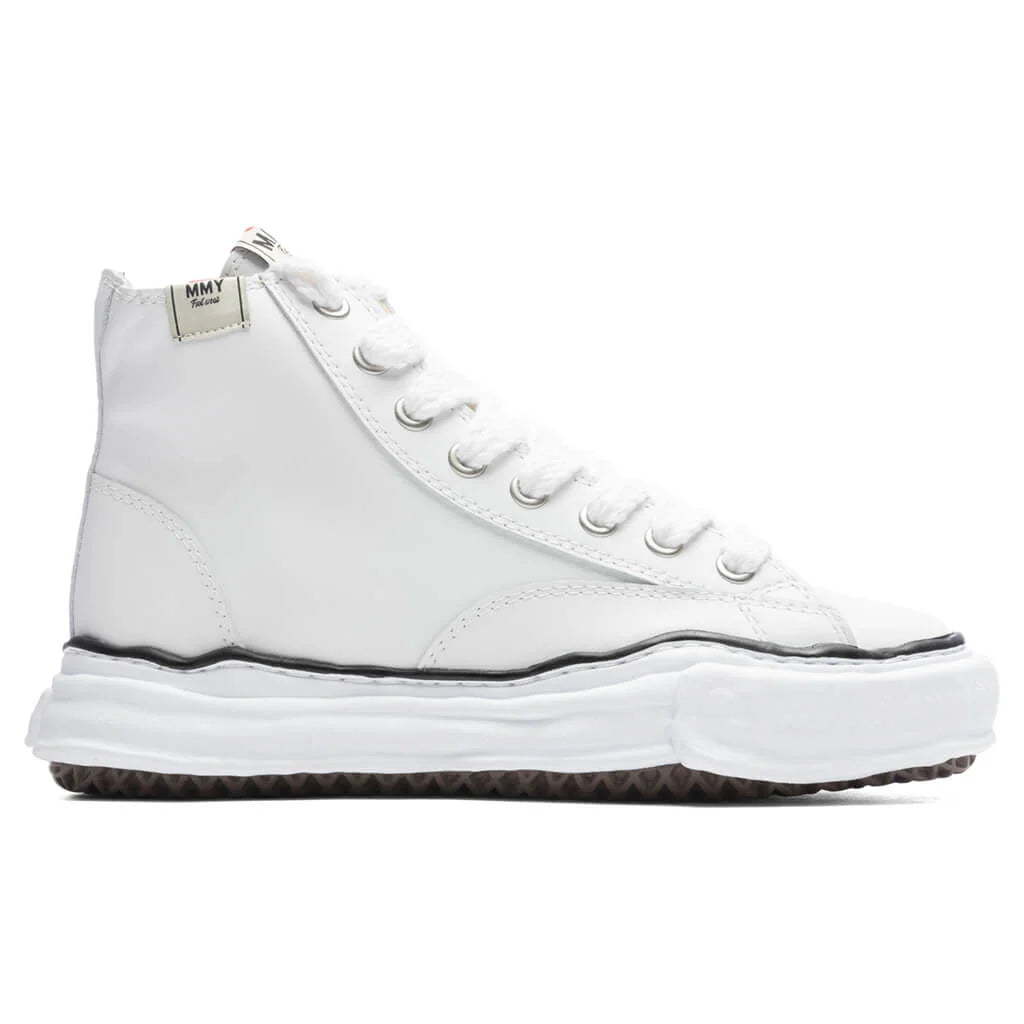 Peterson Leather High White