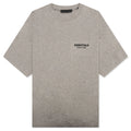 Jersey Crewneck T Shirt Heather Gray