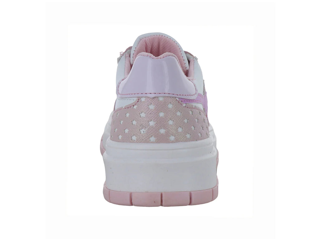 Tenis Elefante Selma Kiss Blanco y Rosa para Niña