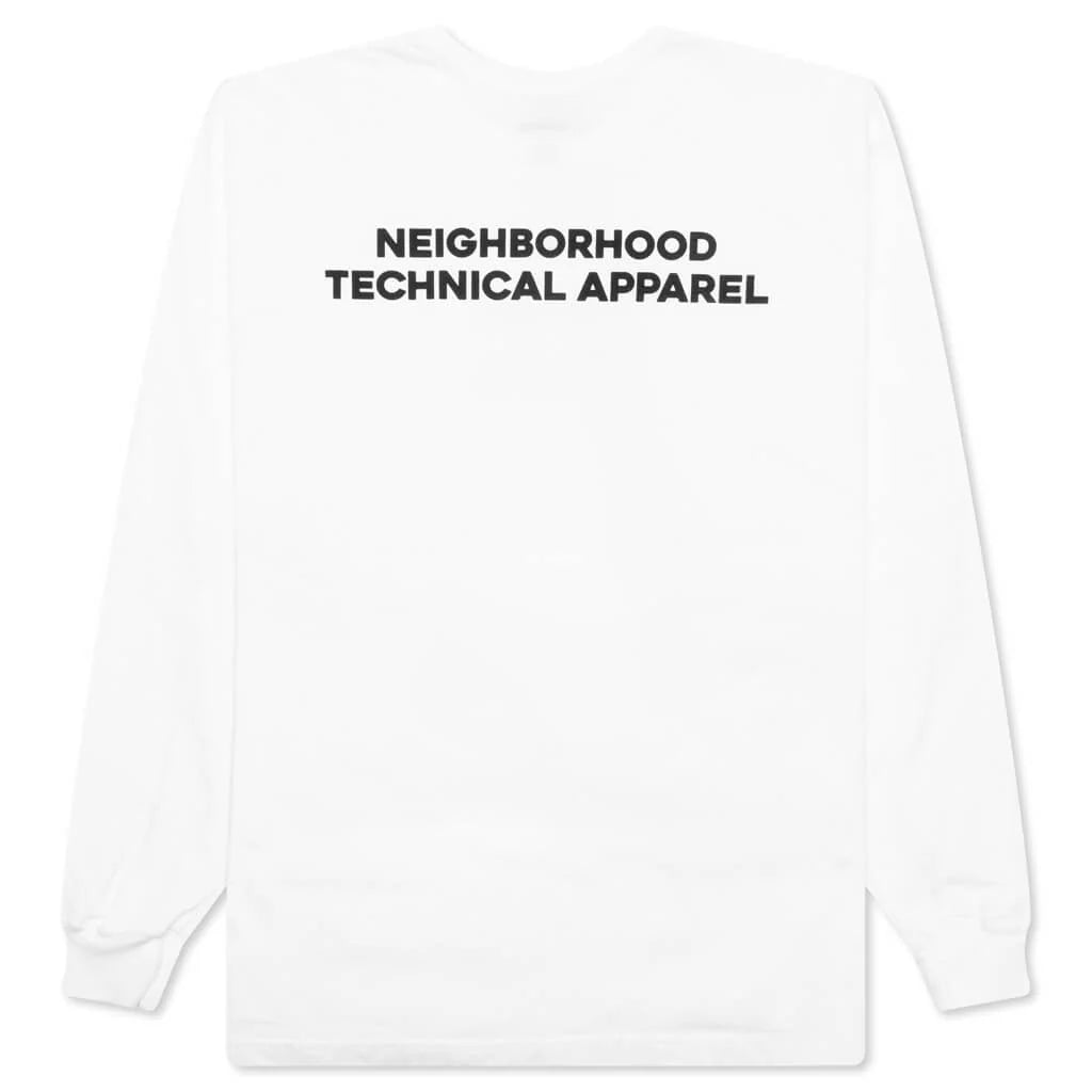 NH Tee L S 5 White
