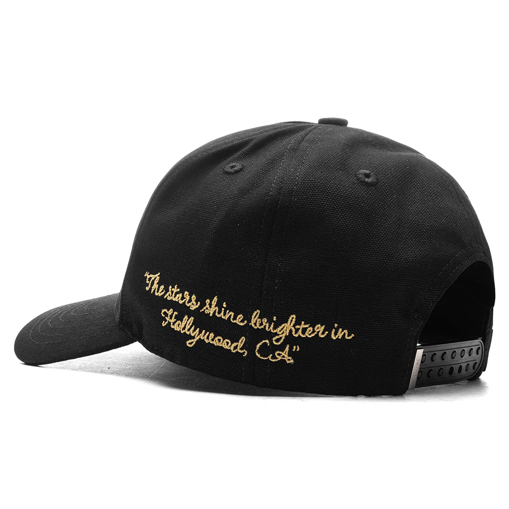 Amiri Hollywood Canvas Hat Black