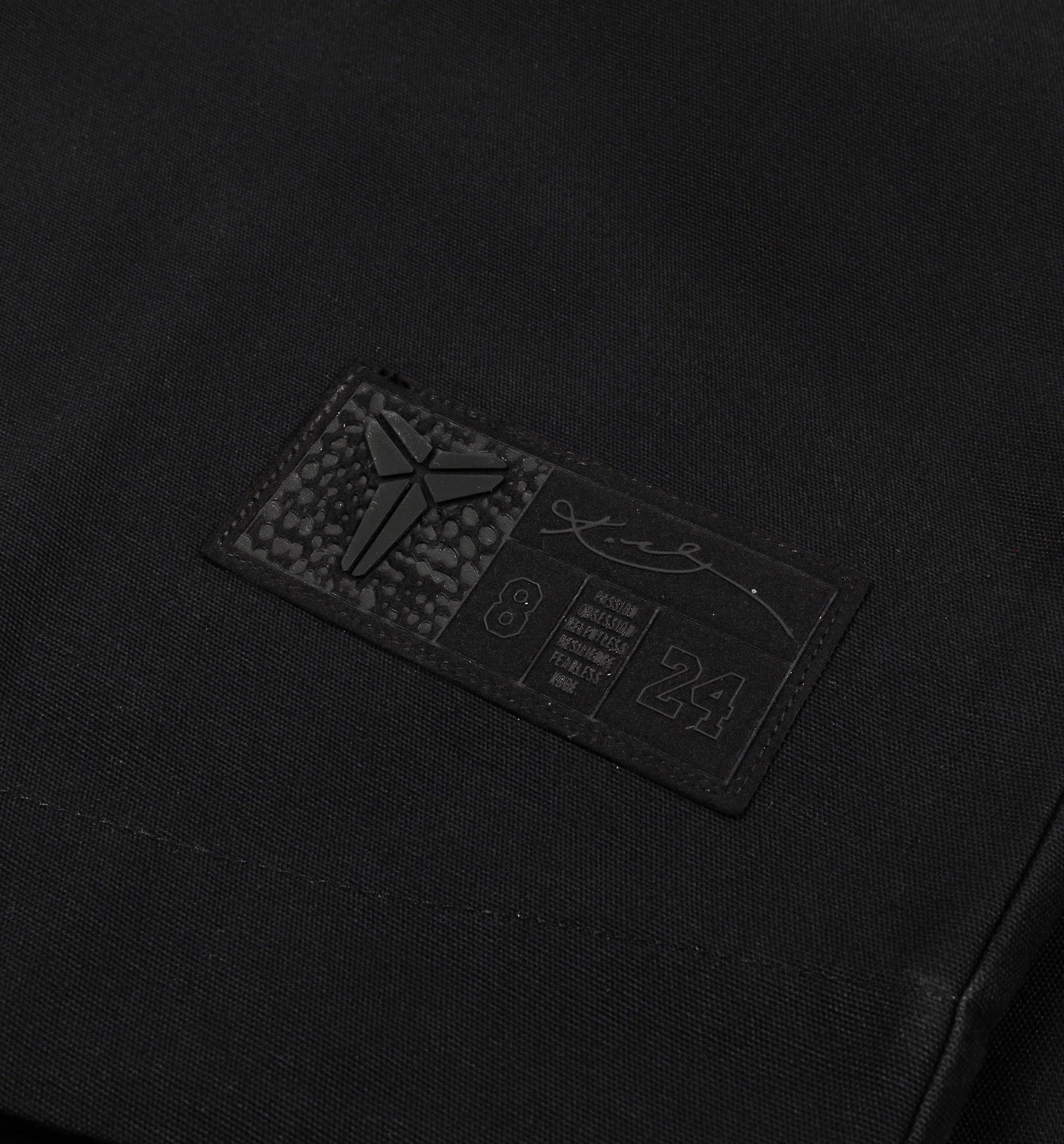 Kobe Mamba Mens Baseball Jersey Black White