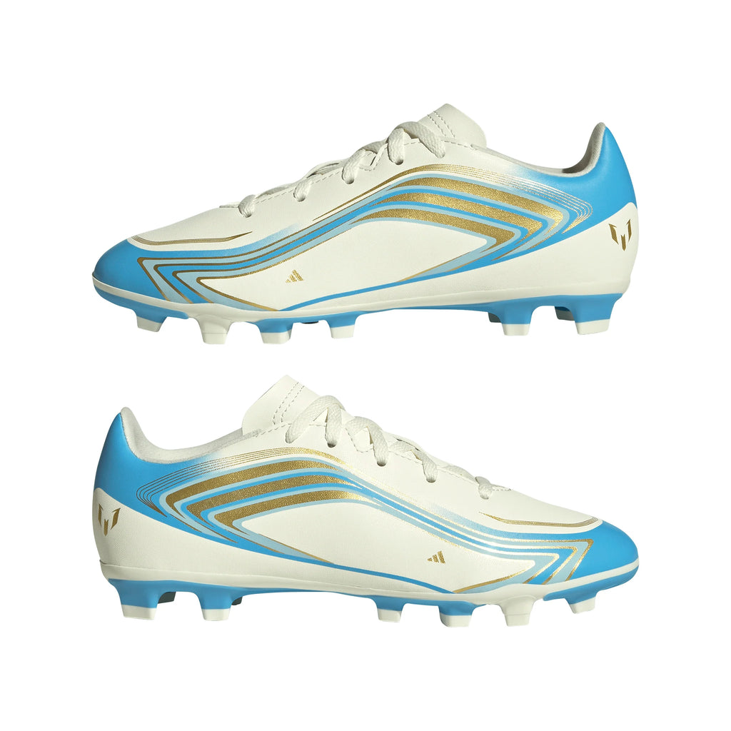 adidas F50 Messi Club FG MG Firm Ground Multi Ground Youth Soccer Cleats Blue