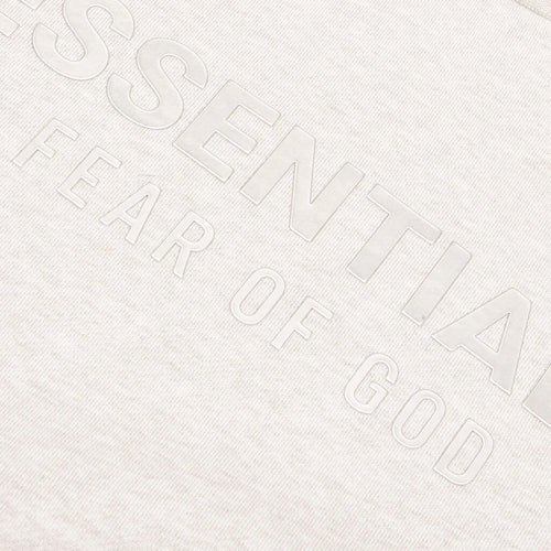 Kids Fleece Crewneck Heather Stone