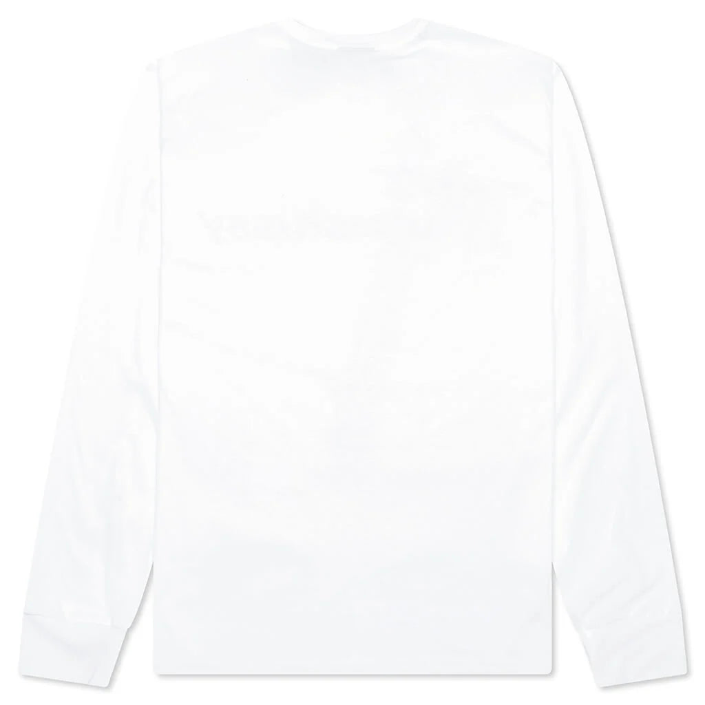 Mirror L S Tee White