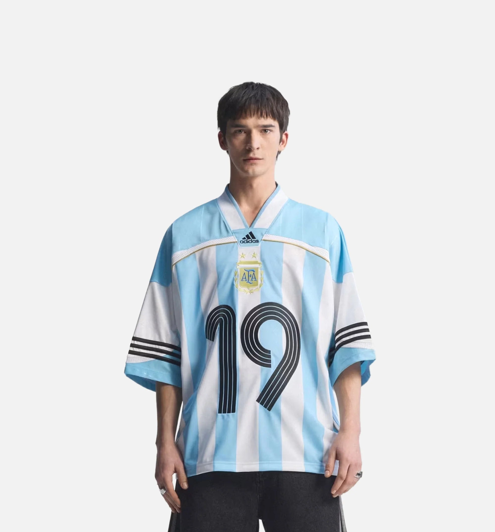 Bringback Remixed Argentina Mens Jersey Clear Blue White Black