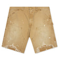 Double Knee Shorts Beige