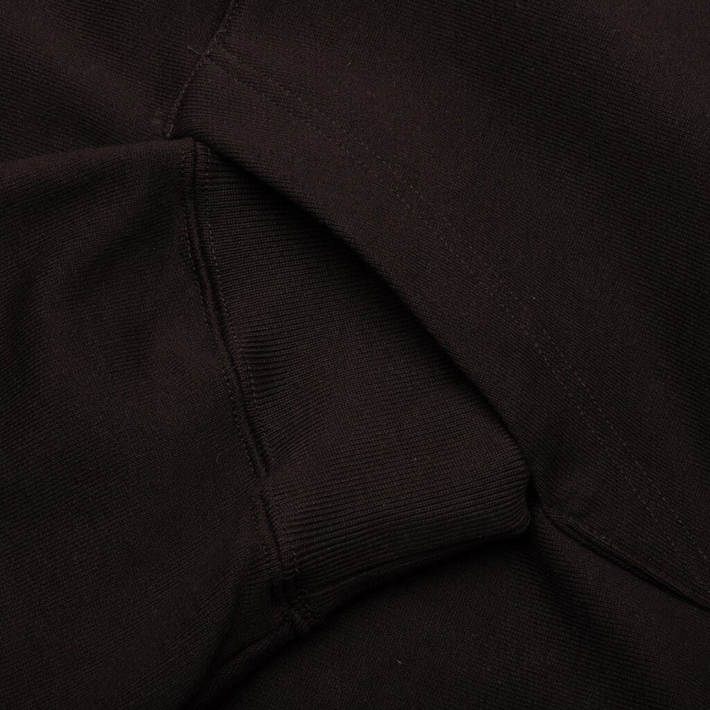 Logo Hoodie Dark Brown