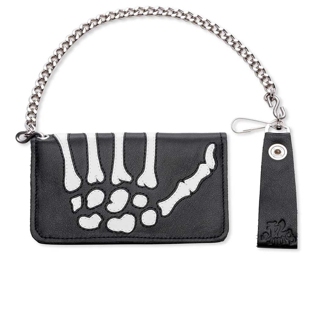 Vanson Bones Chain Wallet Black