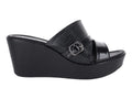 Sandalias de Plataforma Luna Rosa Negro para Mujer