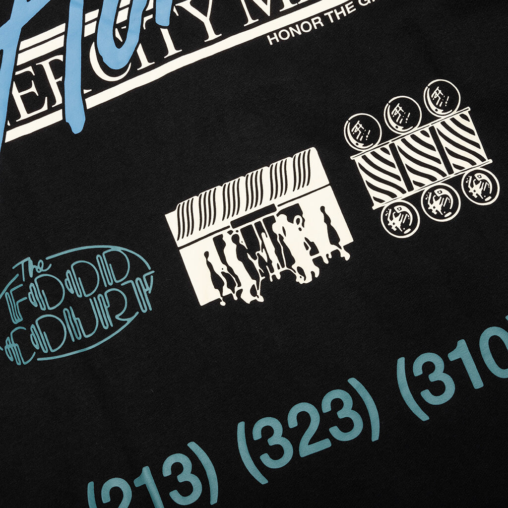 HTG Mall Logo L S Tee Black