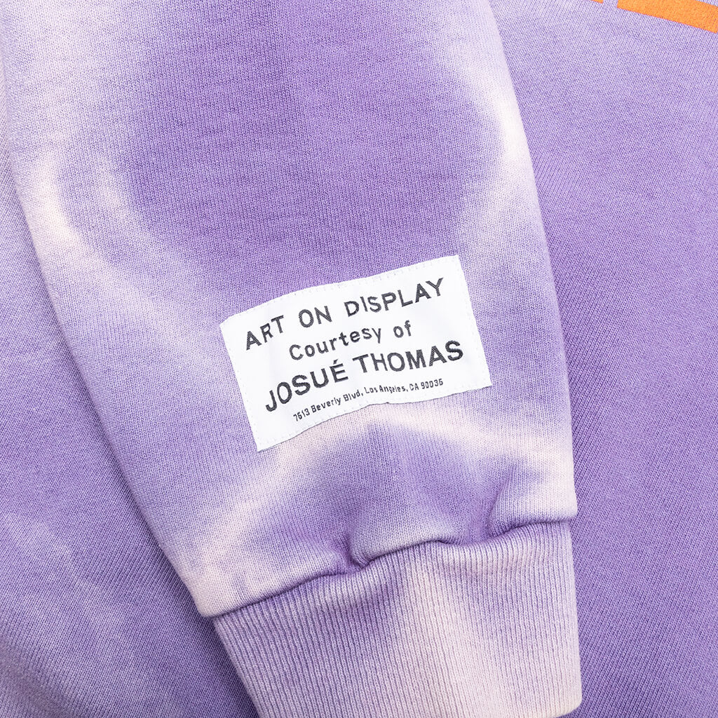French Zip Hoodie Purple