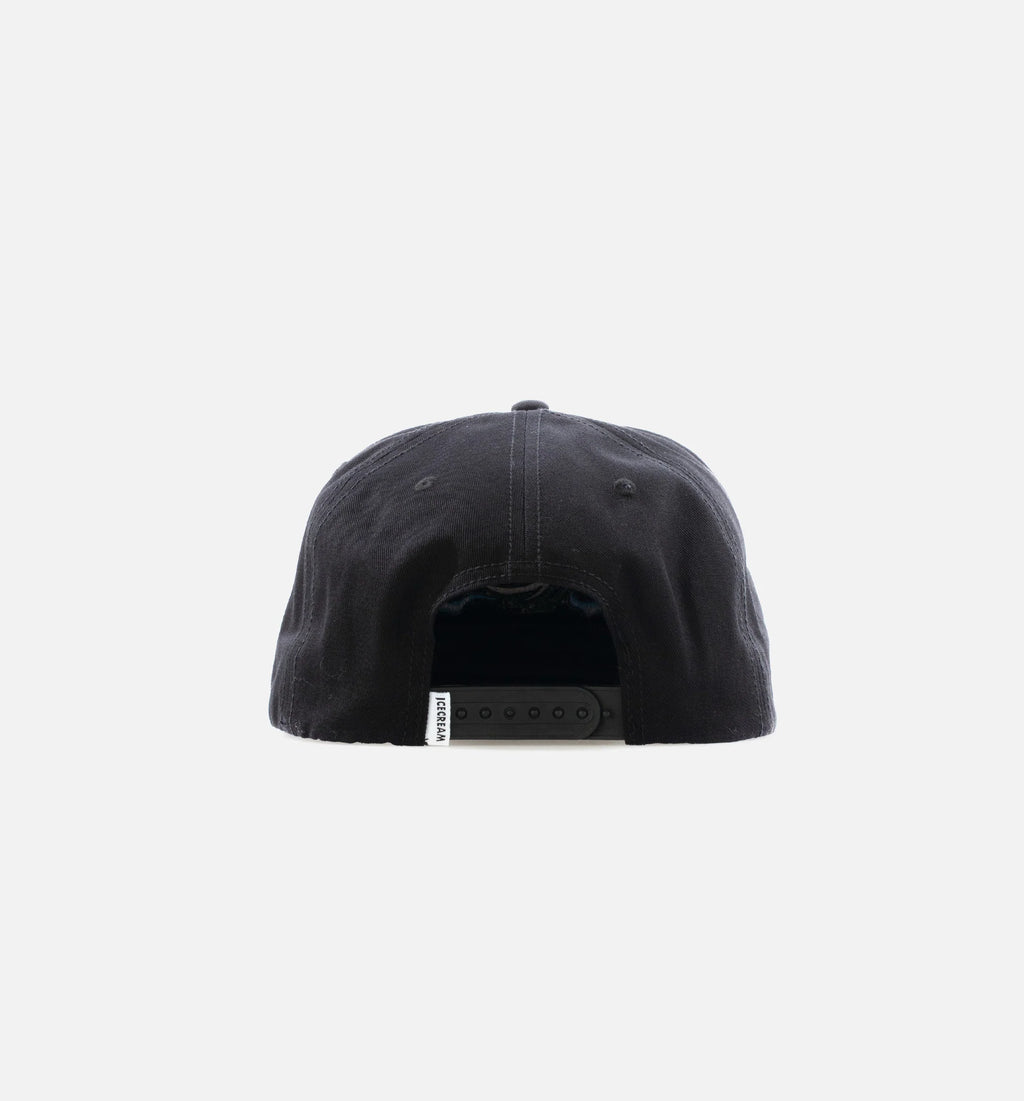 Spin Cycle Snapback Mens Hat Black