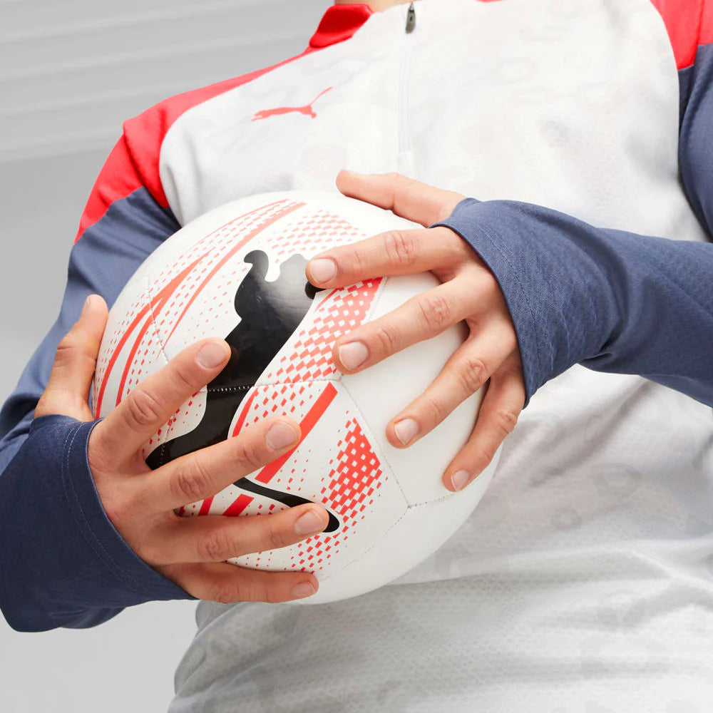 PUMA IndividualCUP 1 4 Zip Top White Red Blue