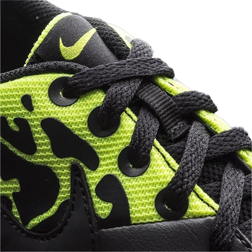 Nike JR Elastico II Indoor Soccer Shoes Dark Charcoal Black Volt Grey