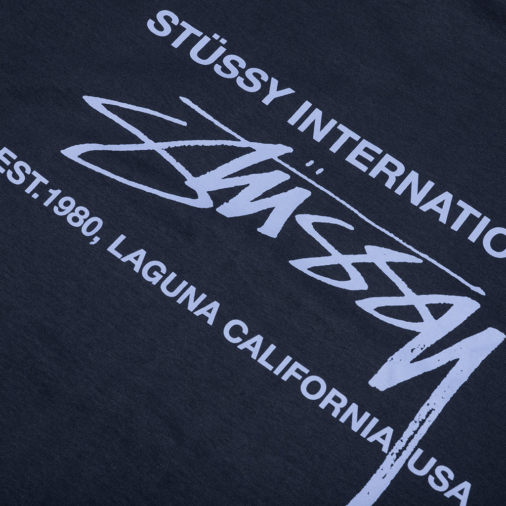 Smooth Int L S Tee Navy