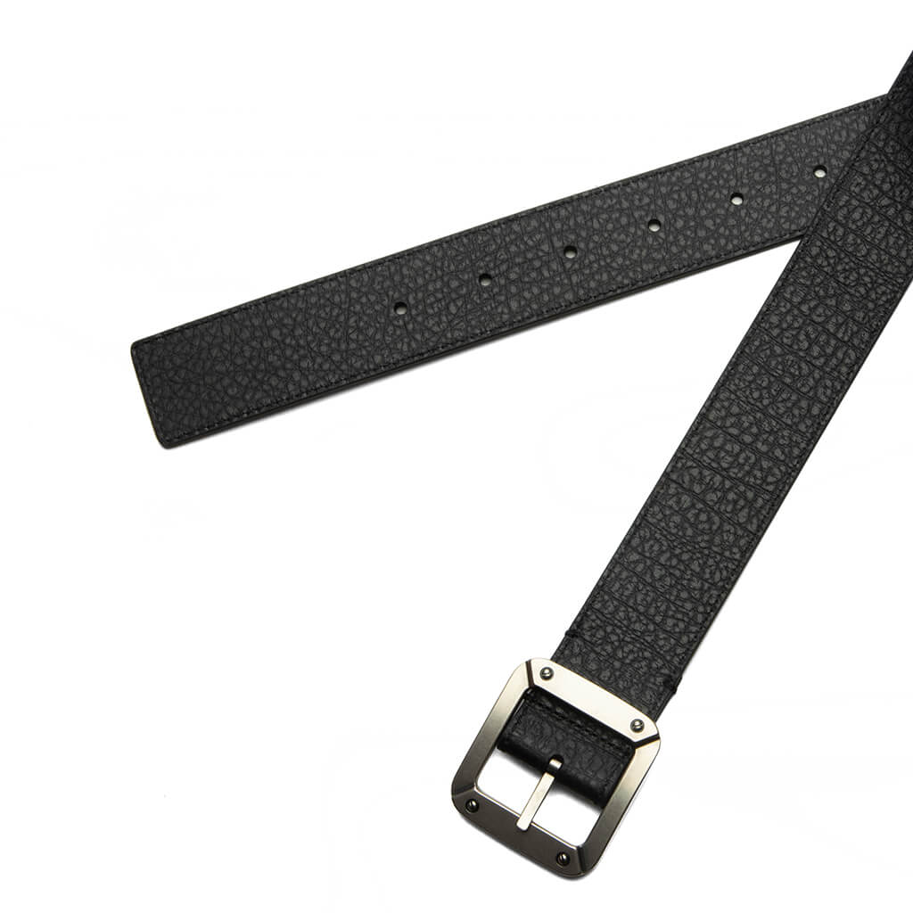 Reversible Leather Belt Black Brown